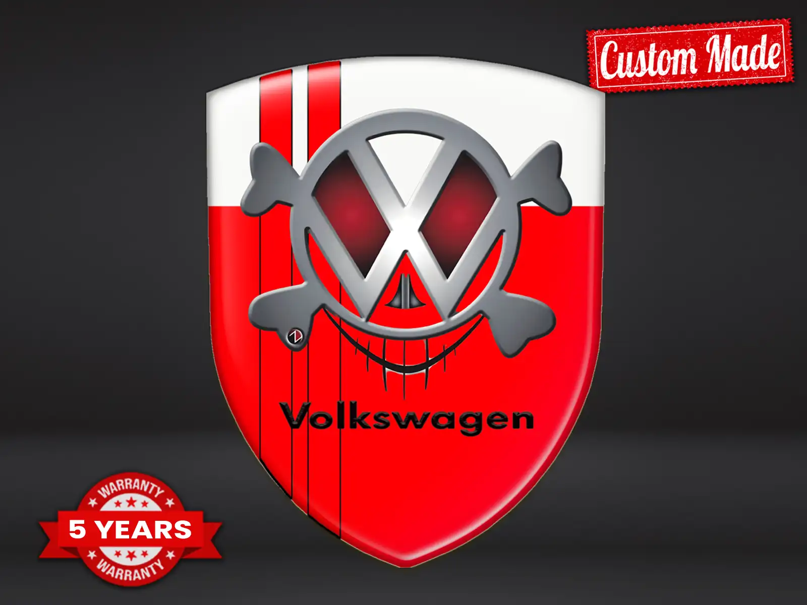 VW Logo Stickers Business Professional Sturdy Design